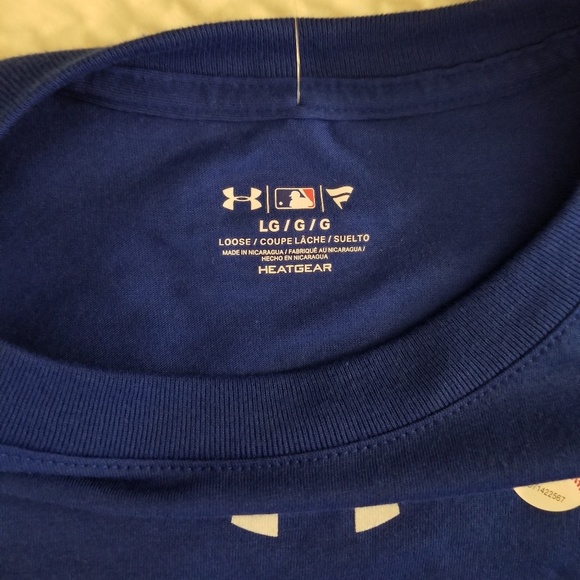 Under Armour Men's Chicago Cubs T-Shirt - Picture 3 of 4